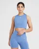 Classic Seamless 2.0 Crop Top | Light Denim Marl sold by Oner Active