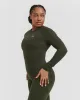 Go To Seamless Fitted Long Sleeve Top | Khaki sold by Oner Active