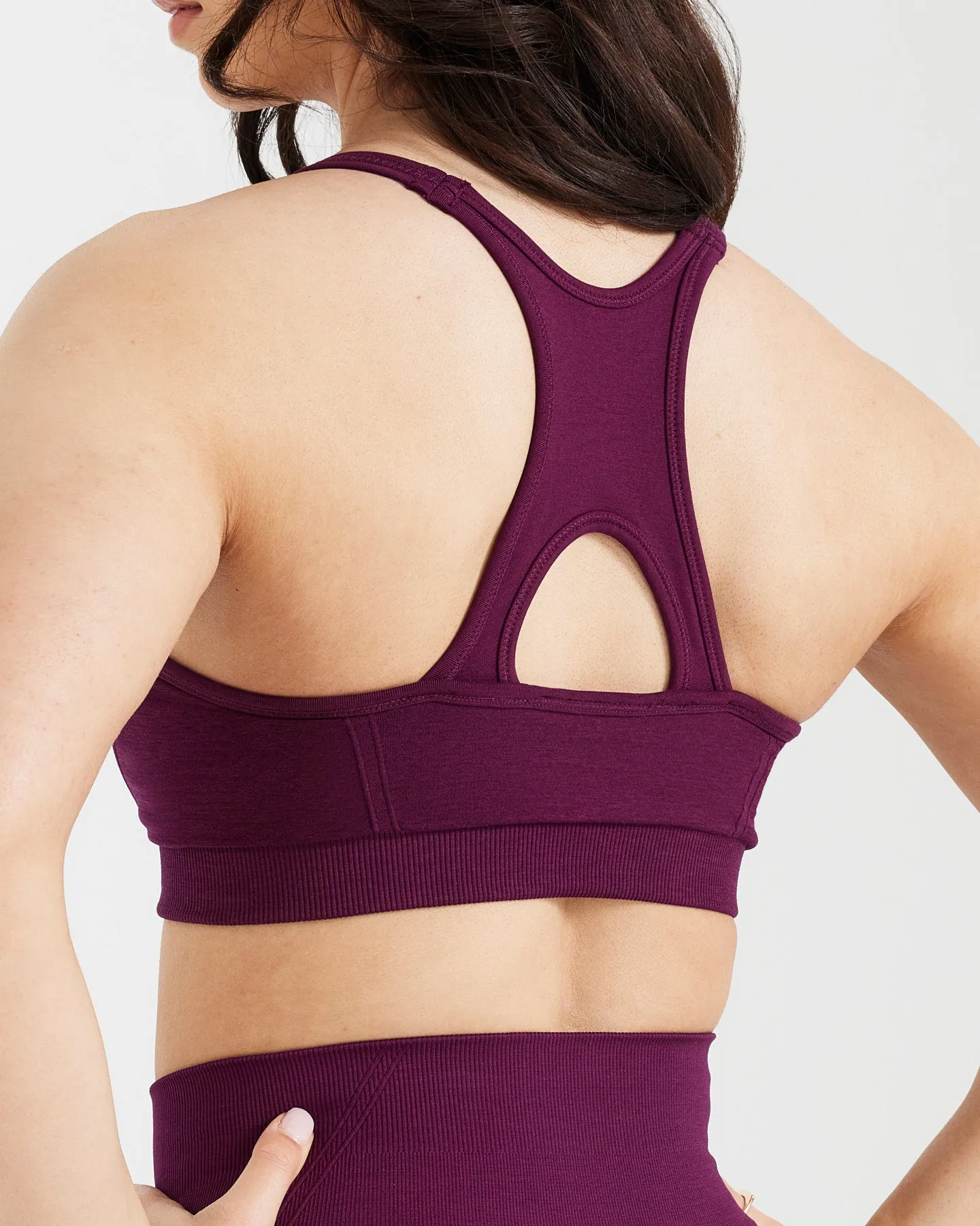 Effortless Seamless High Neck Bralette | Ripe Fig sold by Oner Active product image thumbnail 5