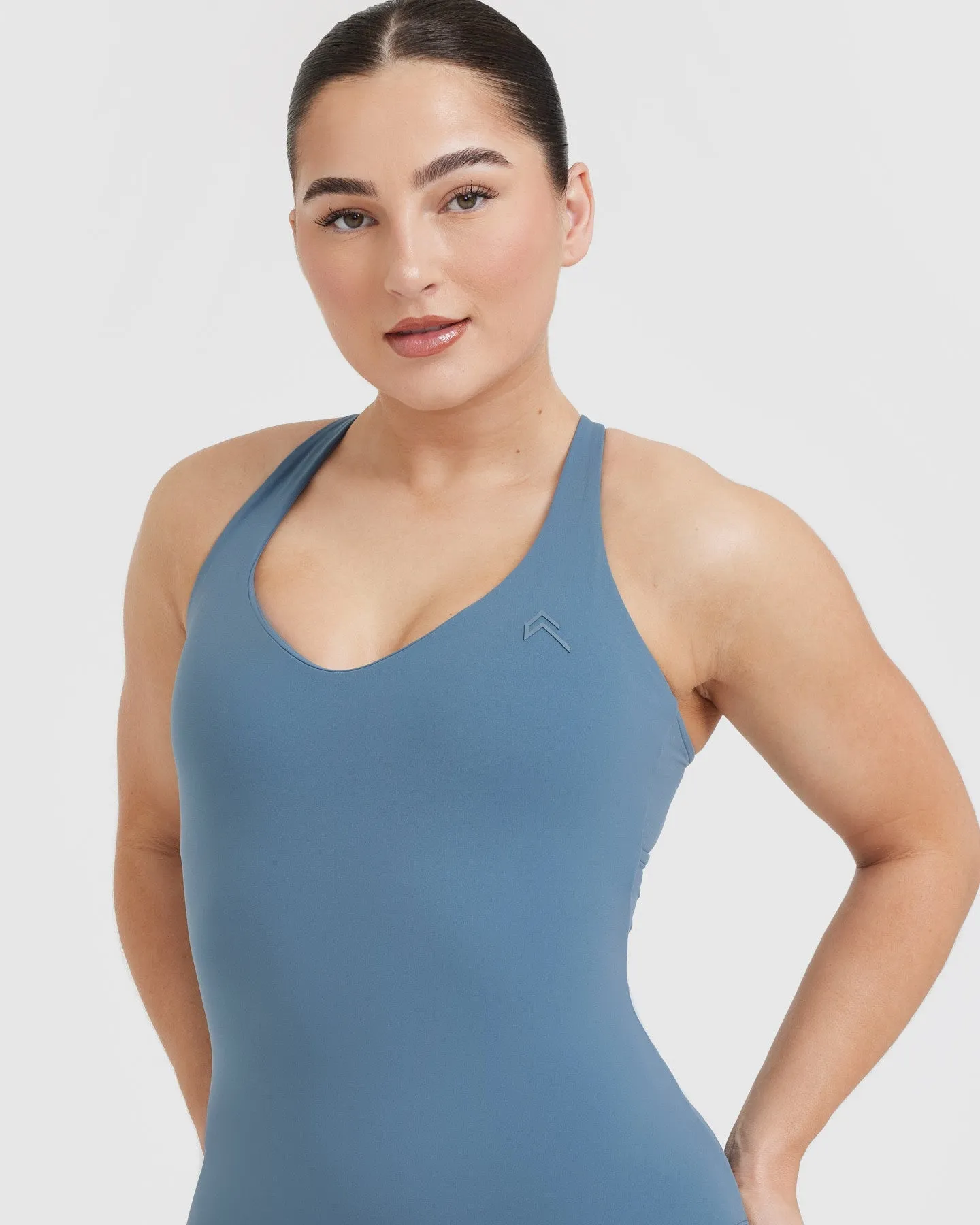 Unified V-Neck Cross Back Vest | Moonstone Blue sold by Oner Active product image thumbnail 4