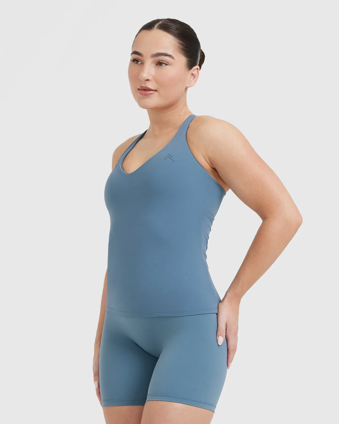 Unified V-Neck Cross Back Vest | Moonstone Blue sold by Oner Active product image thumbnail 3