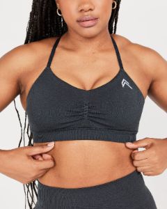 Effortless Micro Bralette | Coal sold by Oner Active