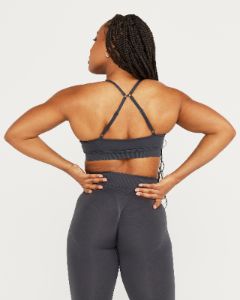 Effortless Micro Bralette | Coal sold by Oner Active
