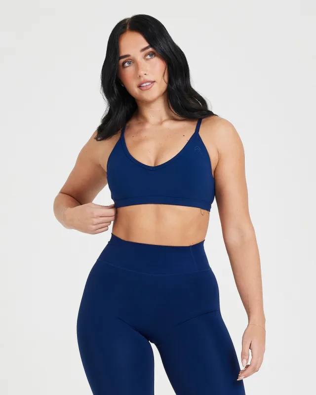 Timeless Strappy Bralette | Midnight sold by Oner Active