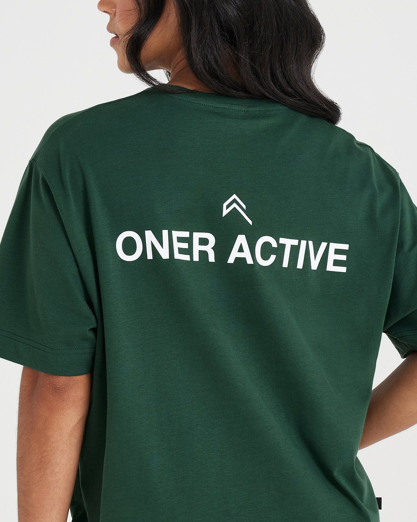 Graphic Oversized Short Sleeve Tee | Evergreen sold by Oner Active product image thumbnail 4