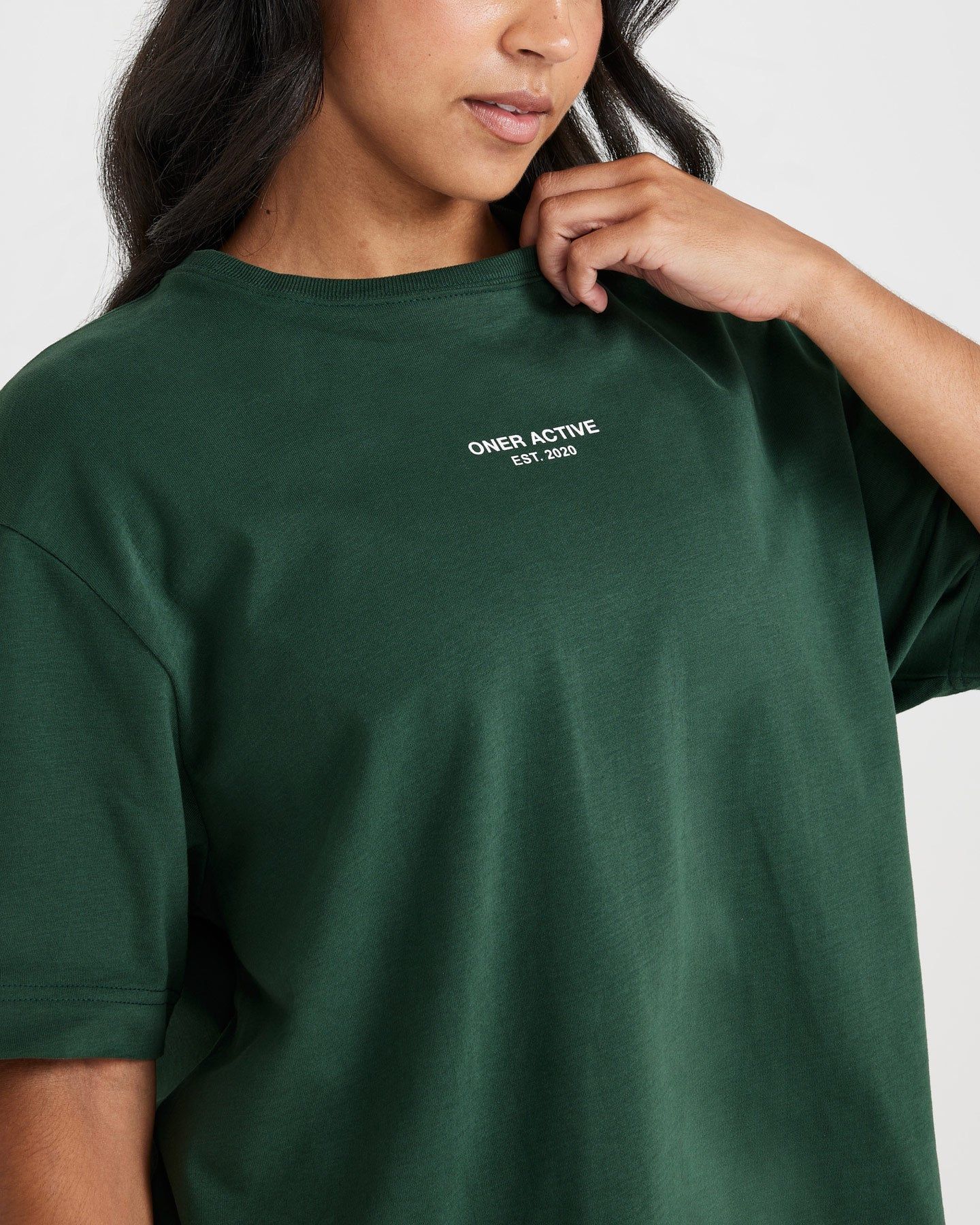 Graphic Oversized Short Sleeve Tee | Evergreen sold by Oner Active product image thumbnail 5