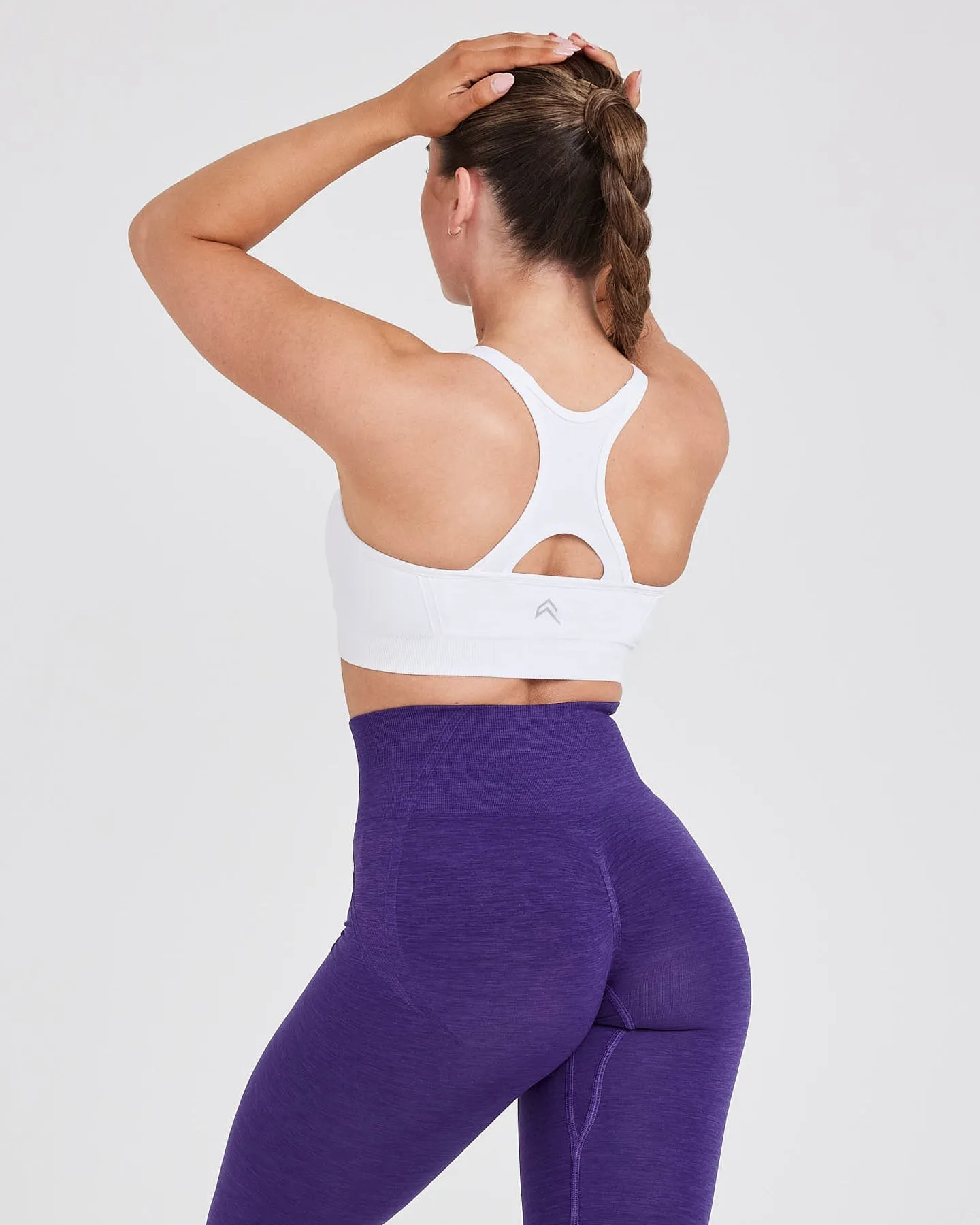 Effortless Seamless High Neck Bralette | White sold by Oner Active product image thumbnail 2