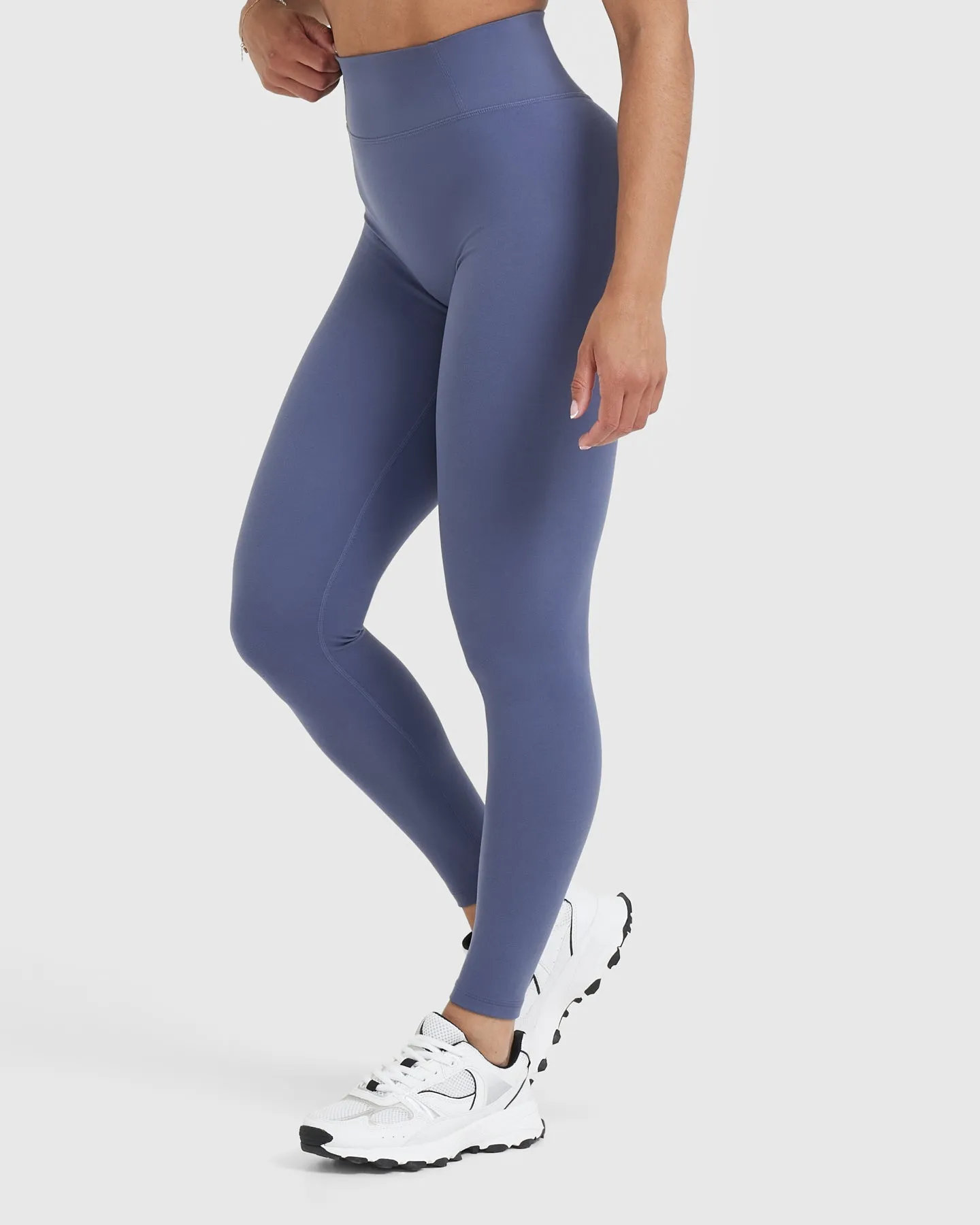 Timeless High Waisted Leggings | Slate Blue sold by Oner Active product image thumbnail 3
