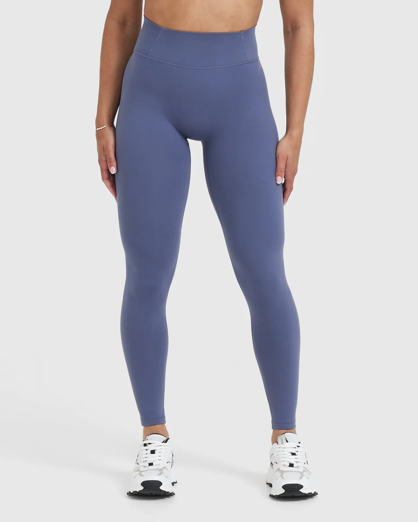 Timeless High Waisted Leggings | Slate Blue sold by Oner Active