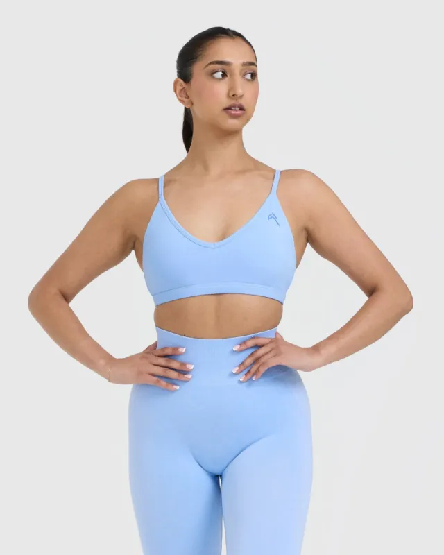 Timeless Strappy Bralette | Powdered Blue sold by Oner Active