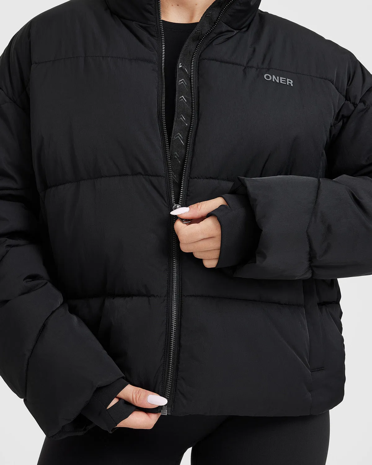 Puffer Jacket | Black sold by Oner Active product image thumbnail 5