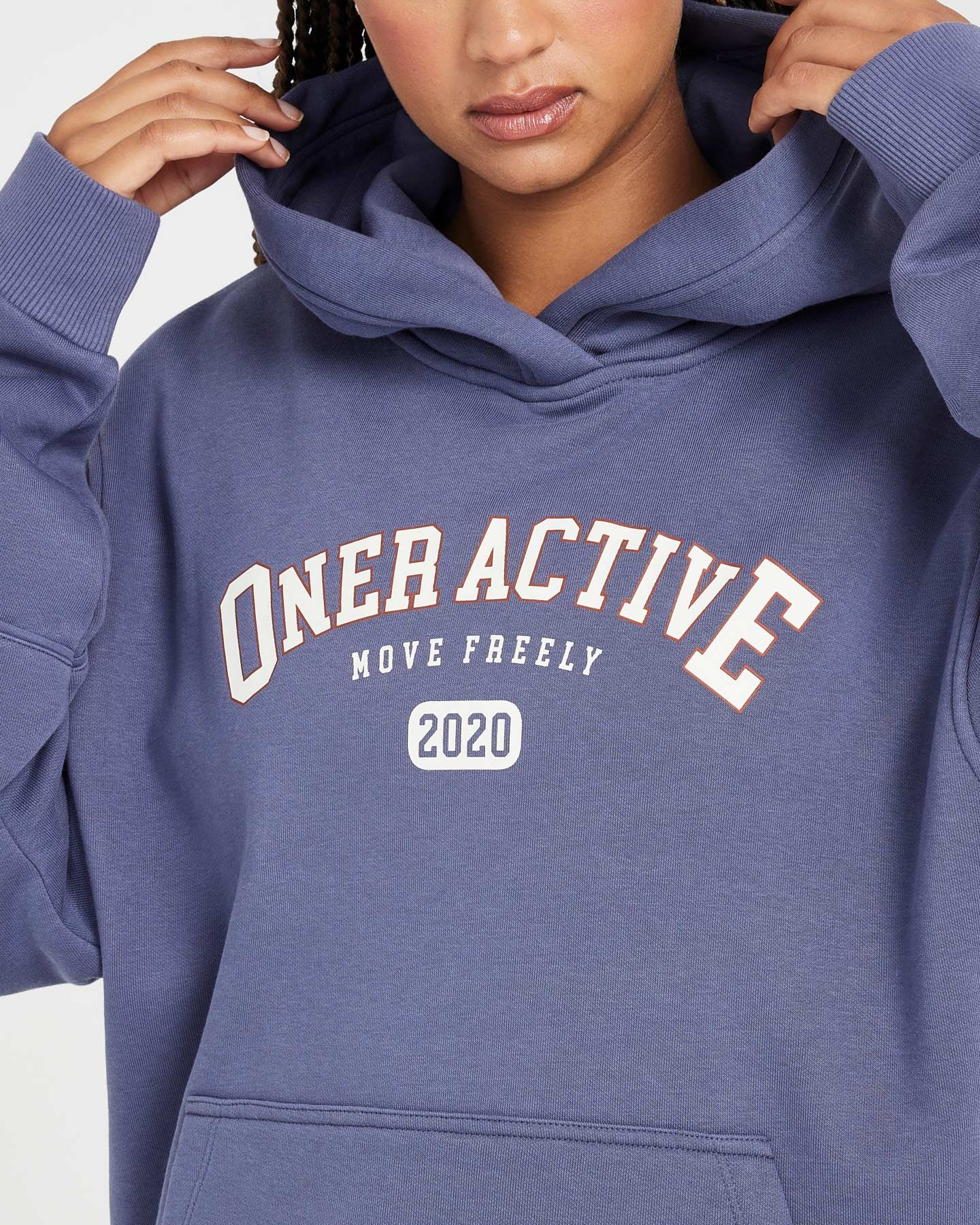 Oversized Club Hoodie | Slate Blue sold by Oner Active product image thumbnail 4