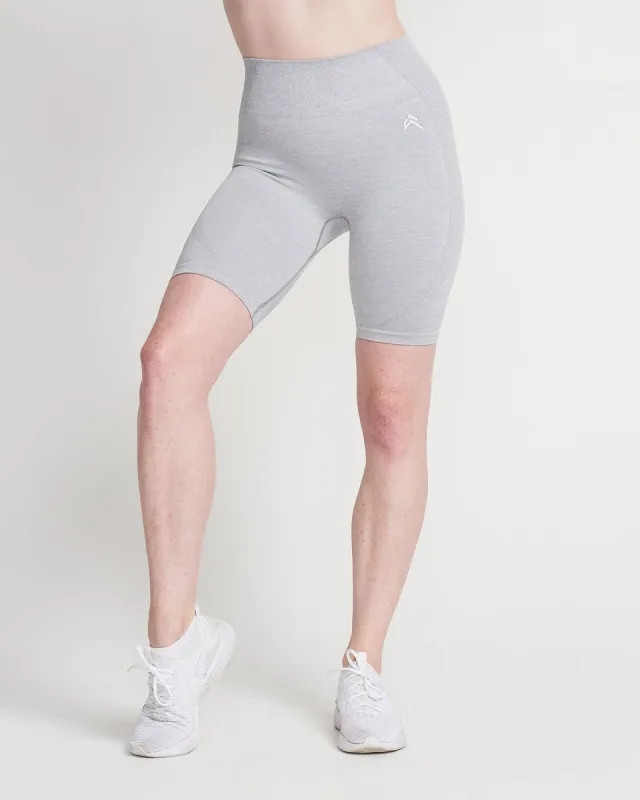 Classic Seamless Cycling Shorts | Grey Marl sold by Oner Active
