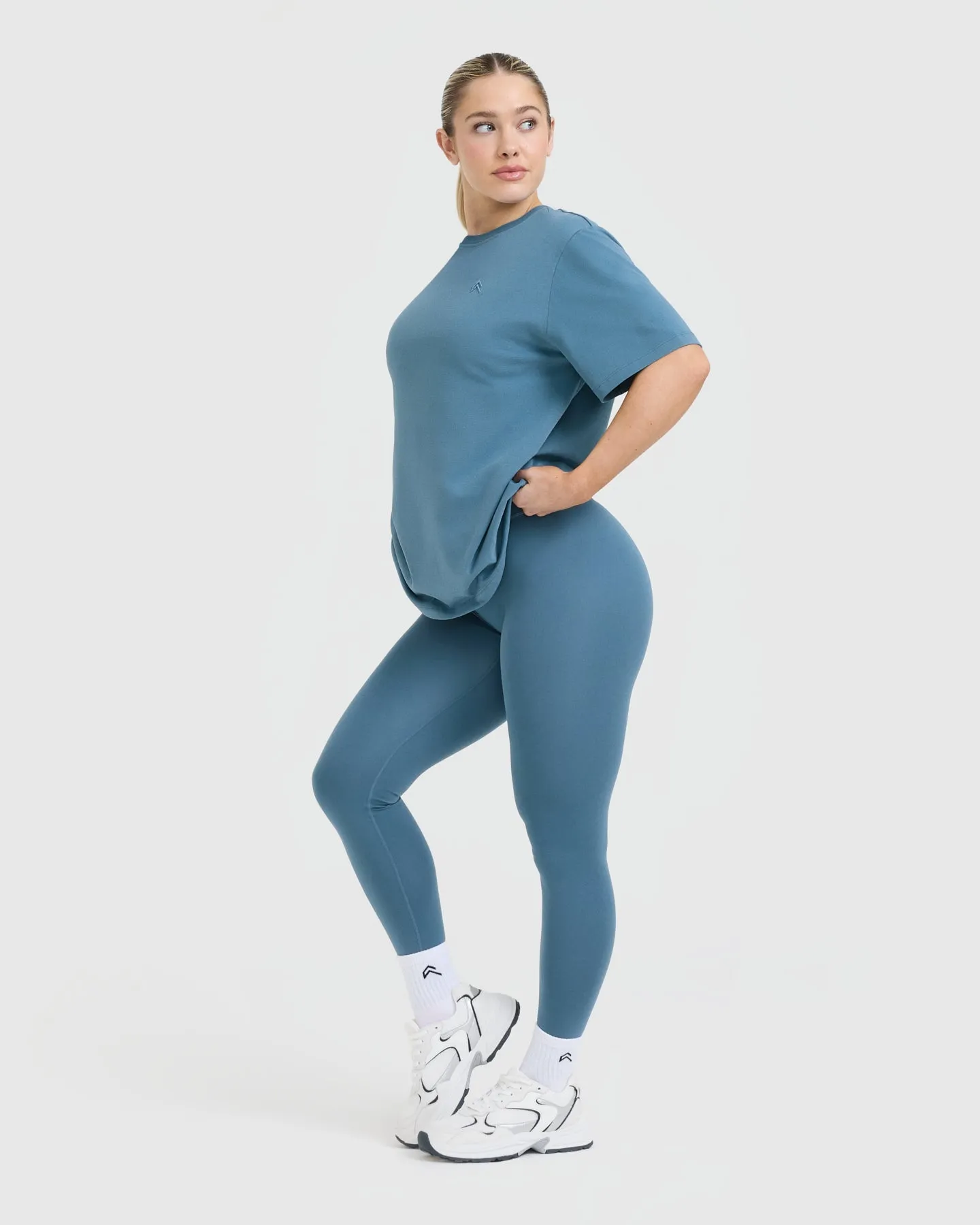 Classic Oversized Lightweight T-Shirt | Moonstone Blue sold by Oner Active product image thumbnail 3