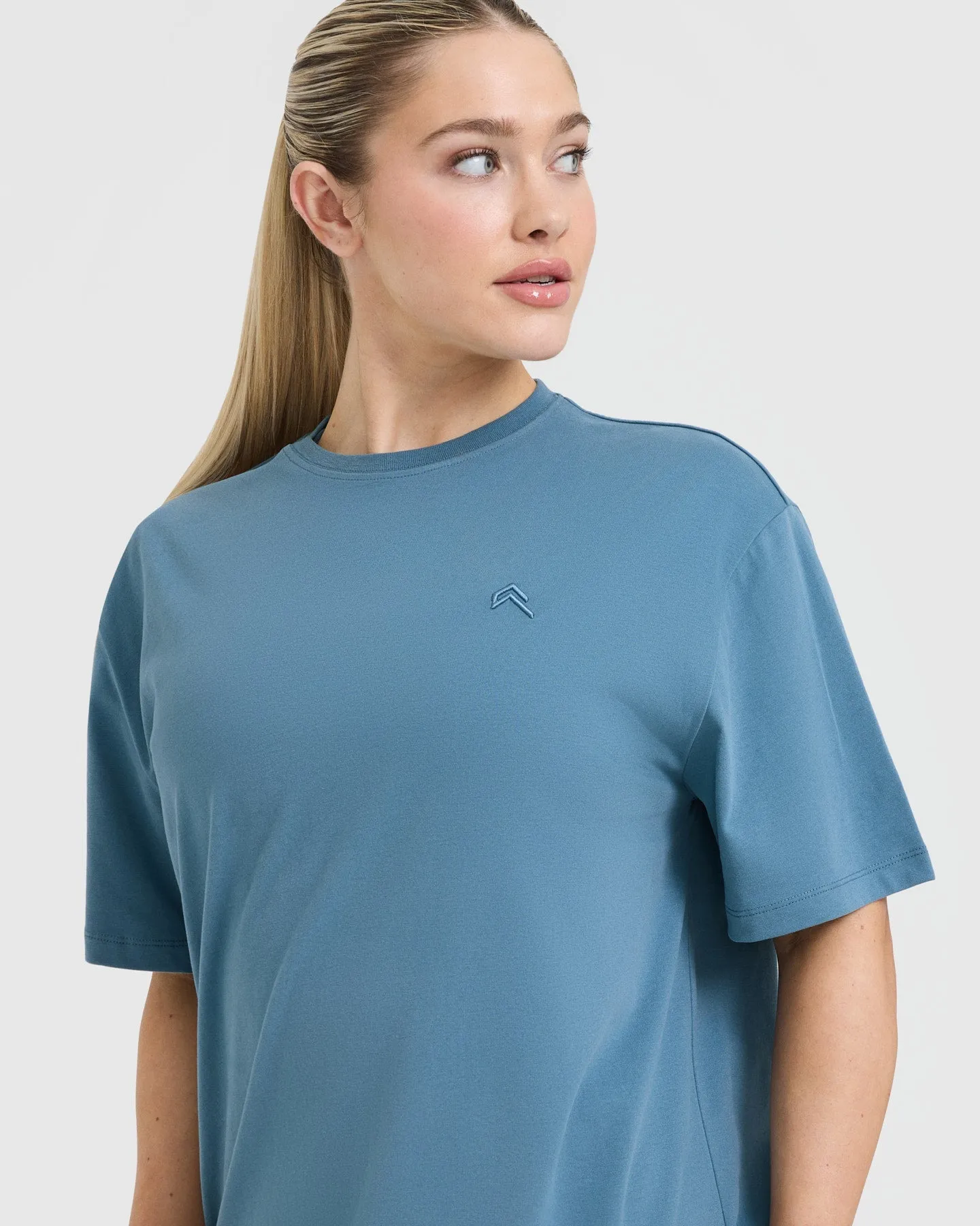 Classic Oversized Lightweight T-Shirt | Moonstone Blue sold by Oner Active product image thumbnail 4