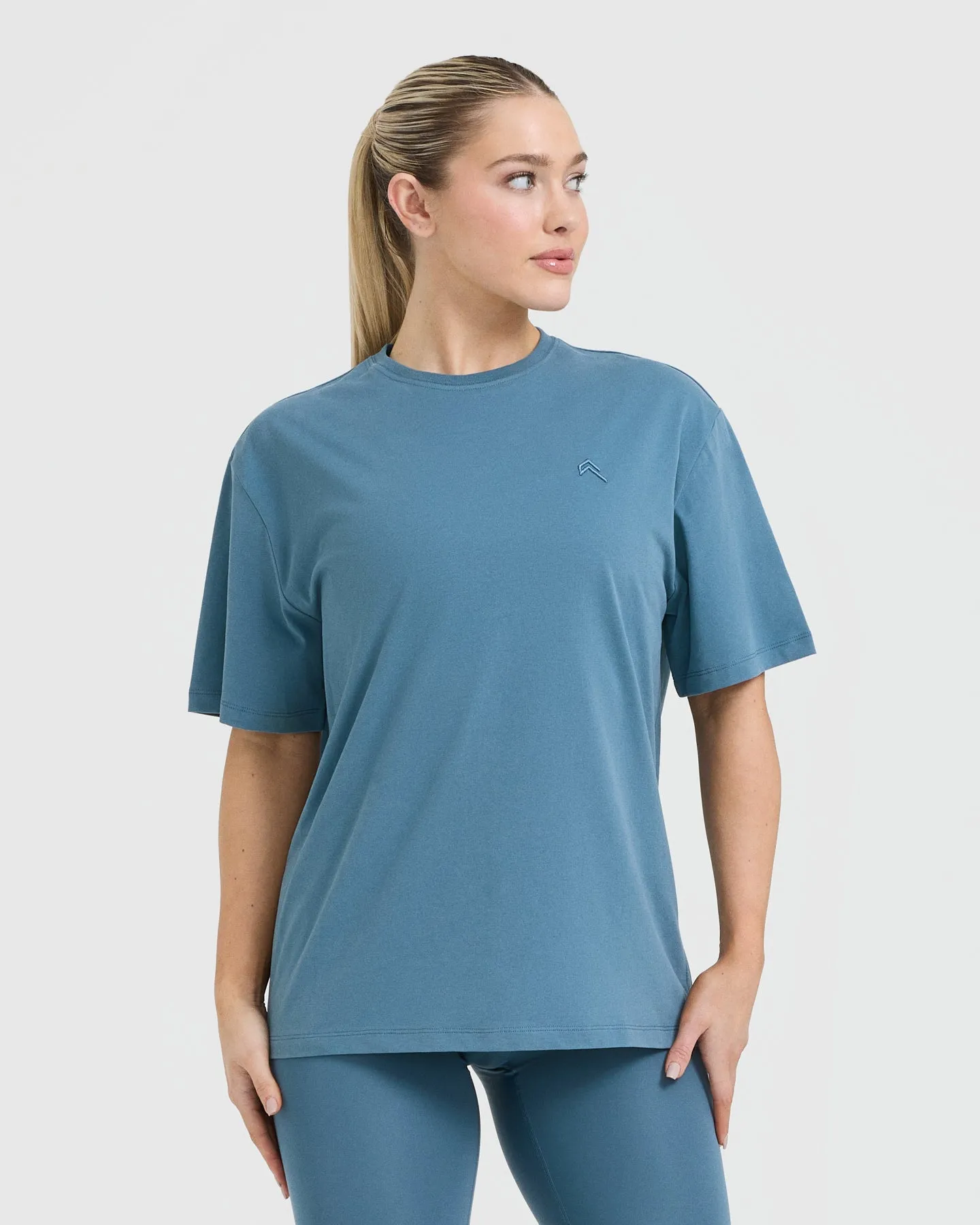 Classic Oversized Lightweight T-Shirt | Moonstone Blue sold by Oner Active