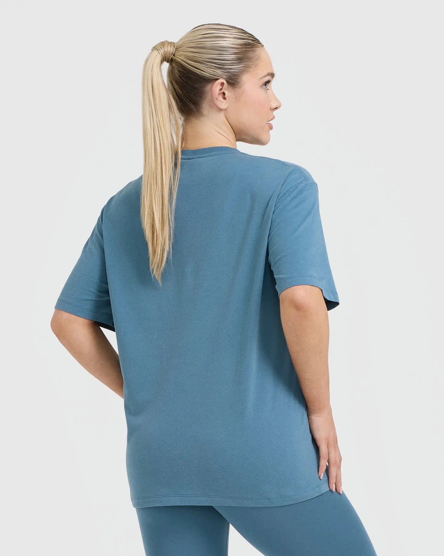 Classic Oversized Lightweight T-Shirt | Moonstone Blue sold by Oner Active product image thumbnail 2