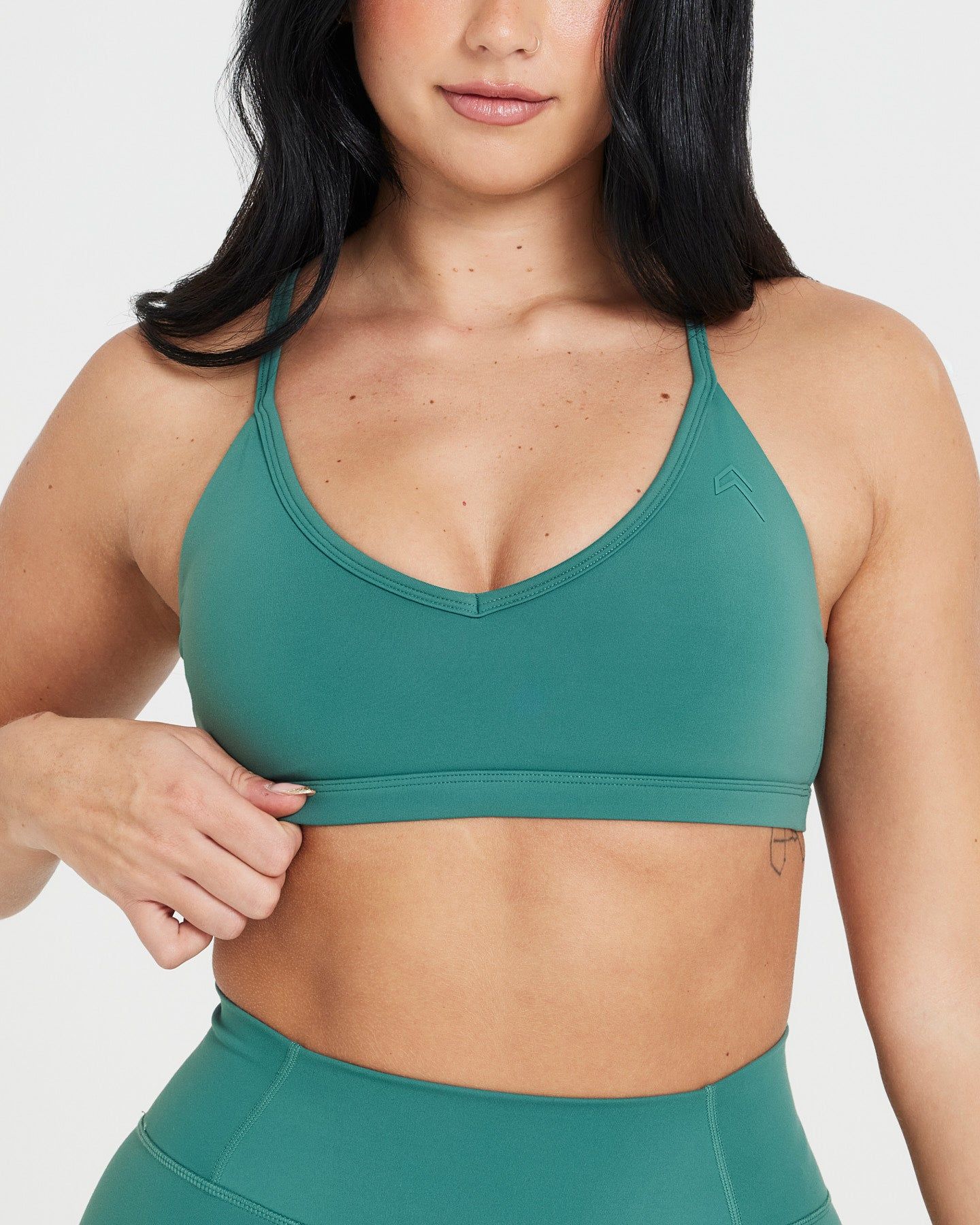 Timeless Strappy Bralette | Mineral Green sold by Oner Active product image thumbnail 4