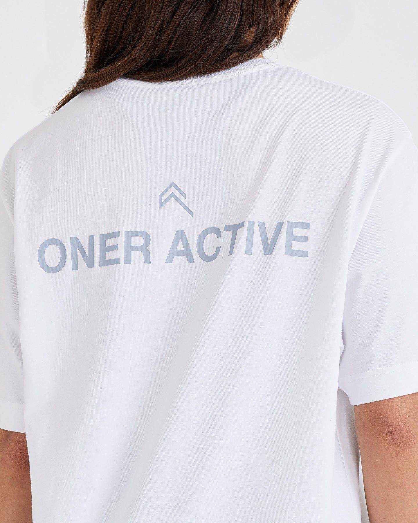 Graphic Oversized Short Sleeve Tee | White sold by Oner Active product image thumbnail 5