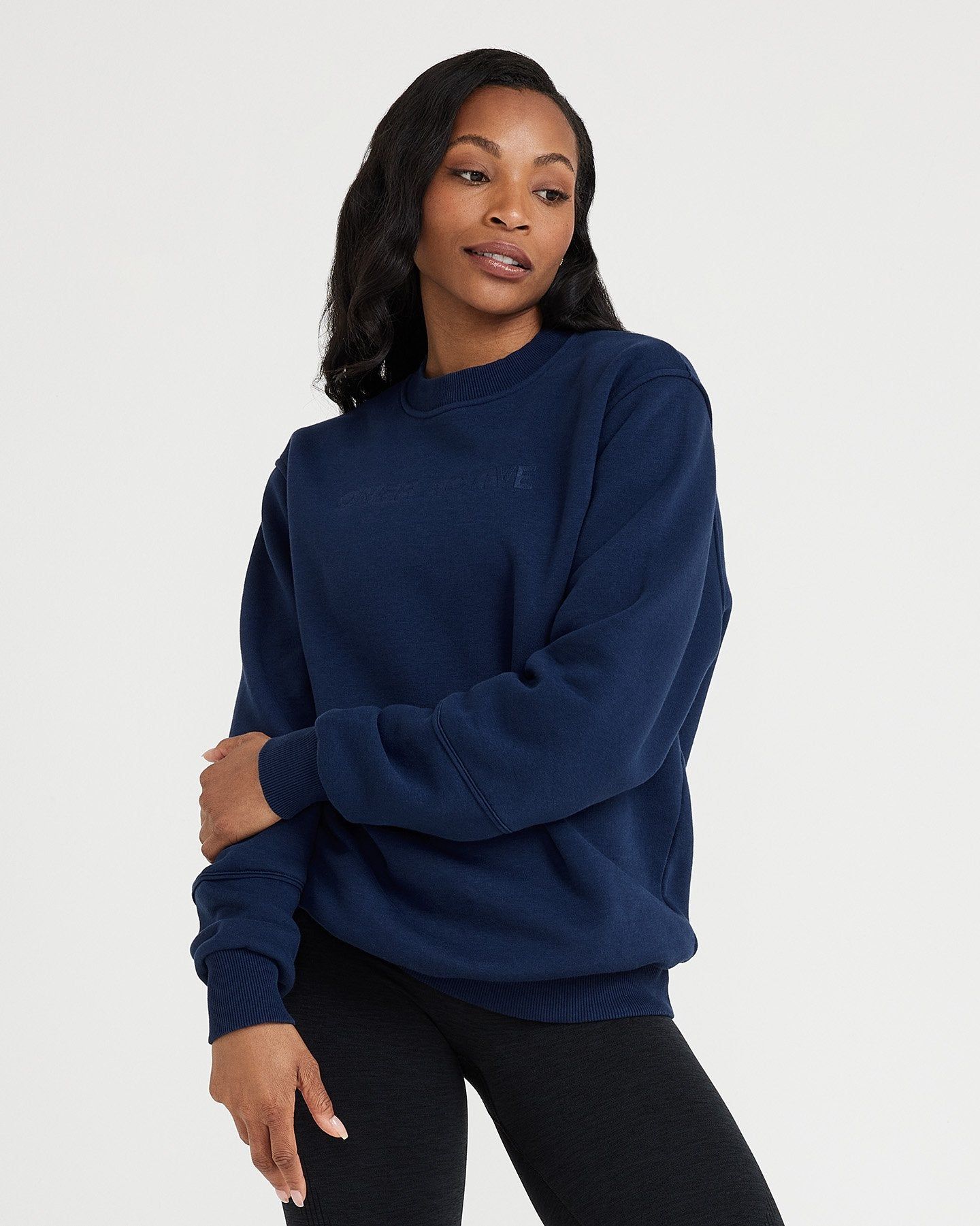 Classic Lounge Oversized Crew Neck | Midnight sold by Oner Active