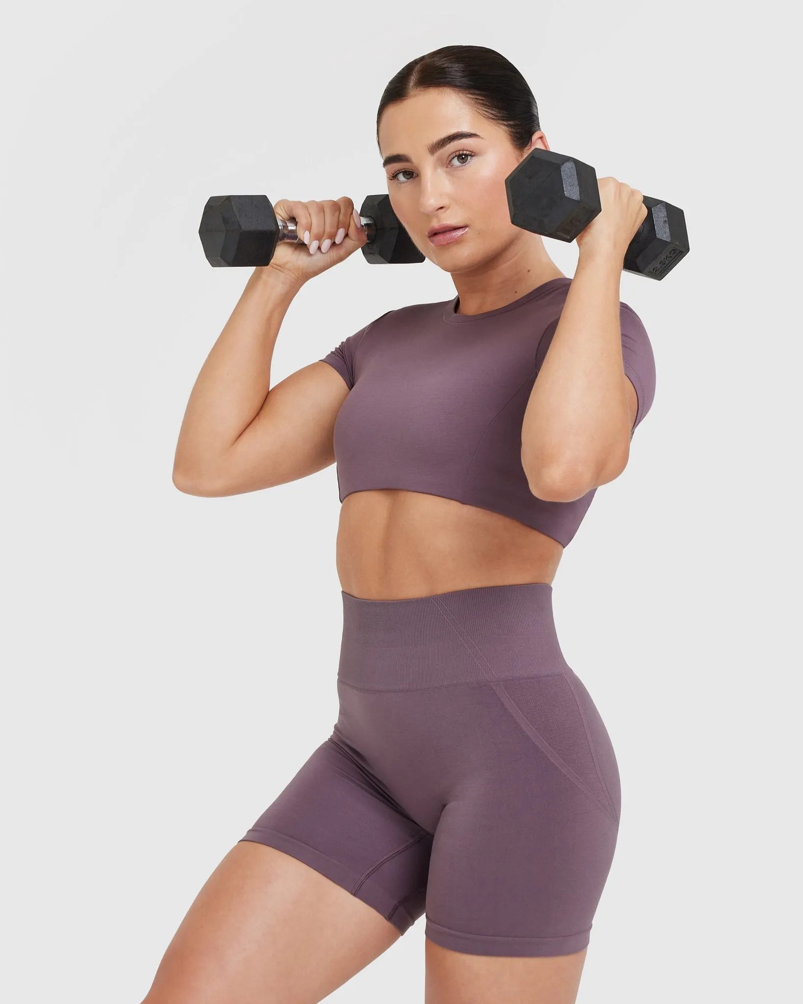 Mellow Soft Mid Short Sleeve T-Shirt | Vintage Purple sold by Oner Active product image thumbnail 5