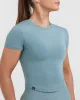 Mellow Soft Mid Short Sleeve T-Shirt | Steel Blue sold by Oner Active