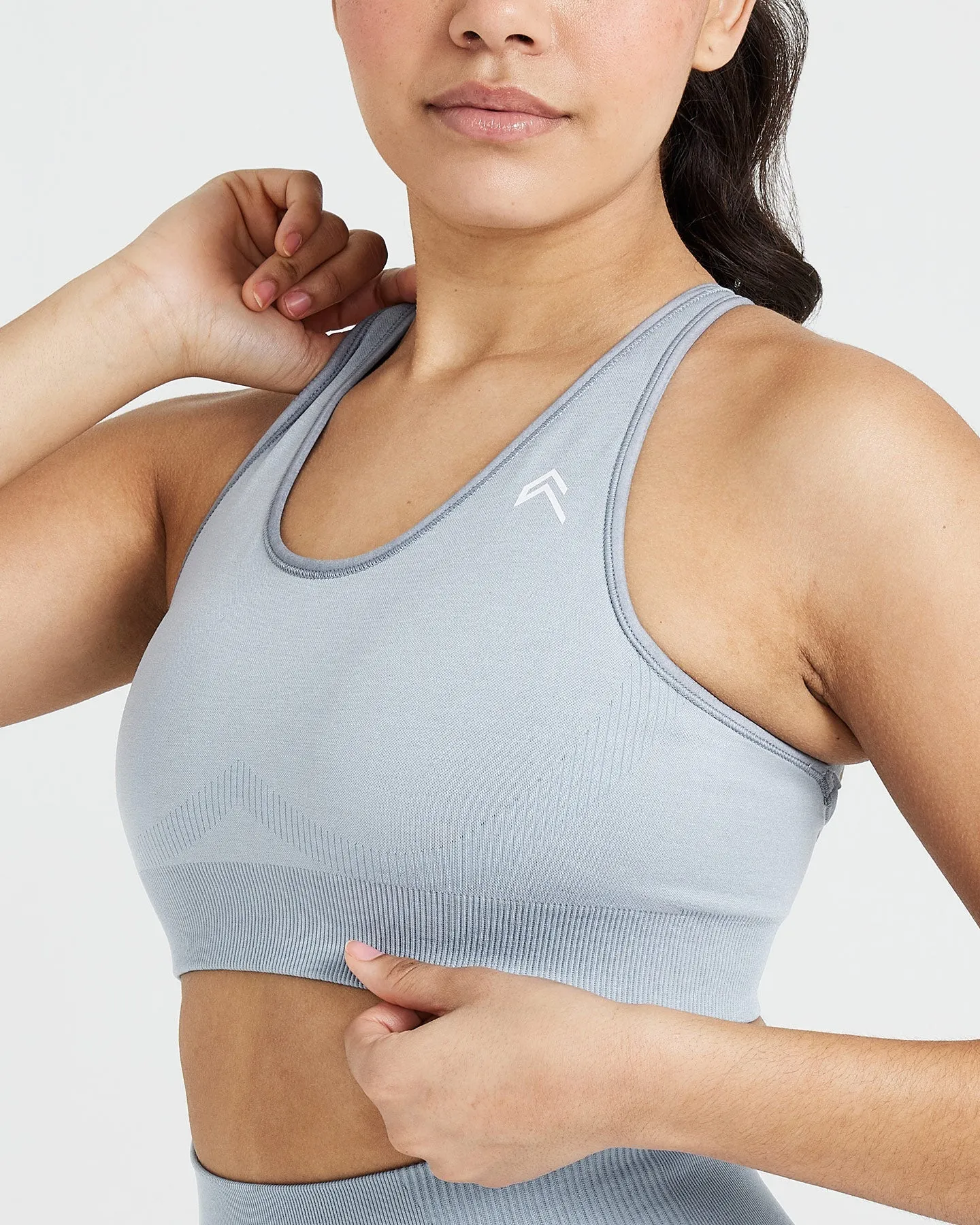 Classic Seamless 2.0 Bralette | Smoke Grey Marl sold by Oner Active product image thumbnail 4