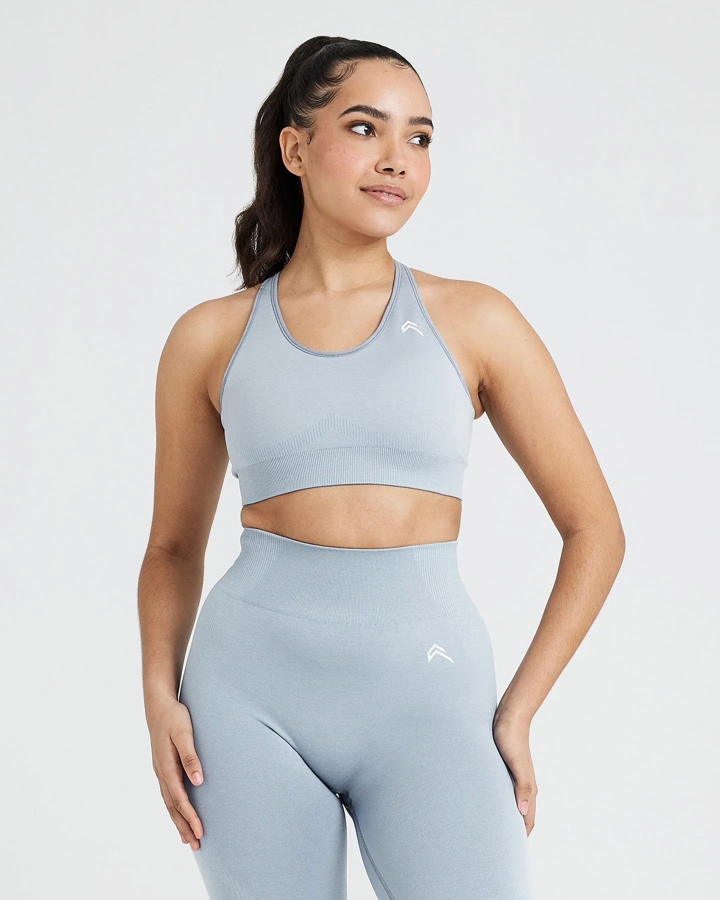 Classic Seamless 2.0 Bralette | Smoke Grey Marl sold by Oner Active