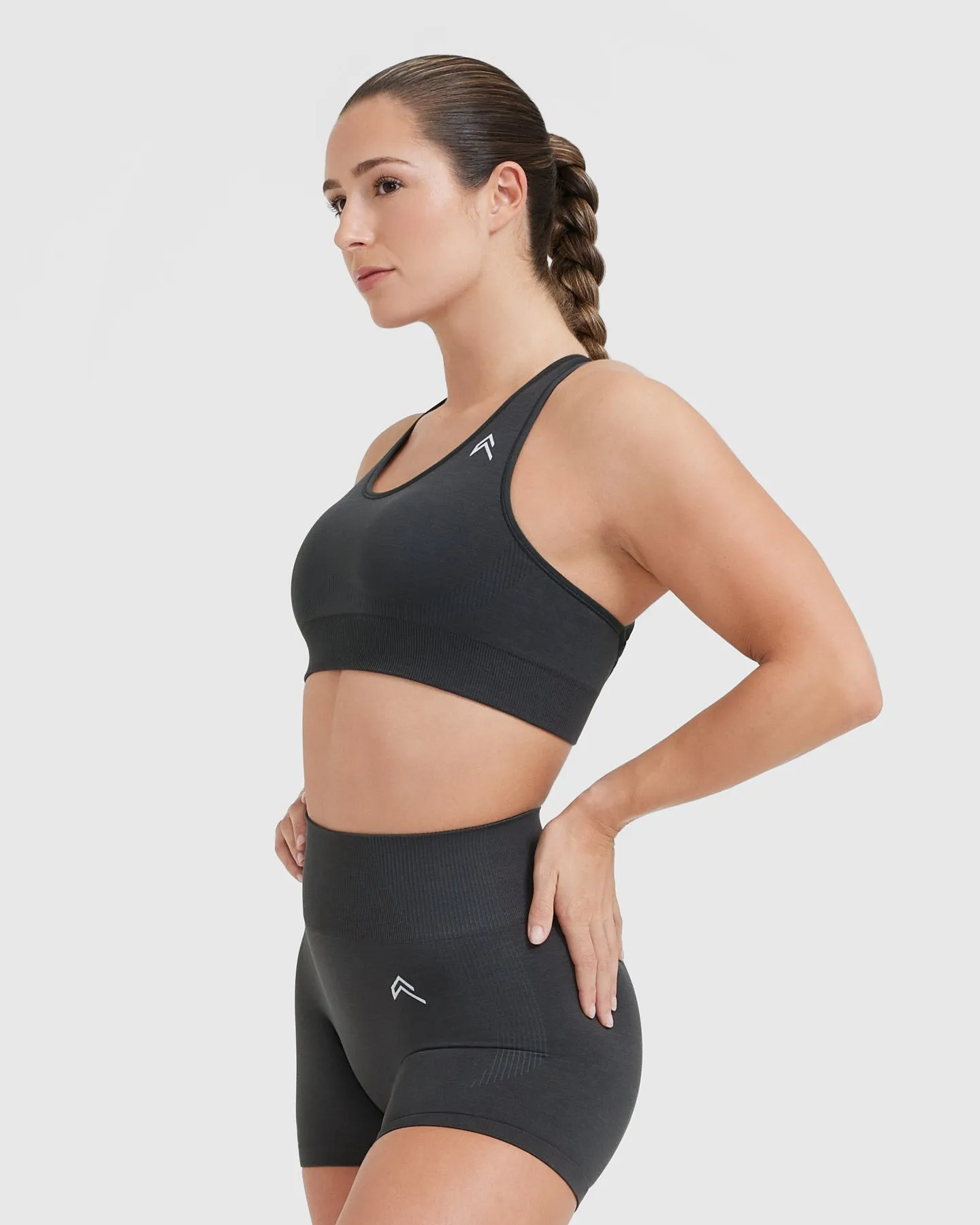 Classic Seamless 2.0 Bralette | Coal Marl sold by Oner Active product image thumbnail 3
