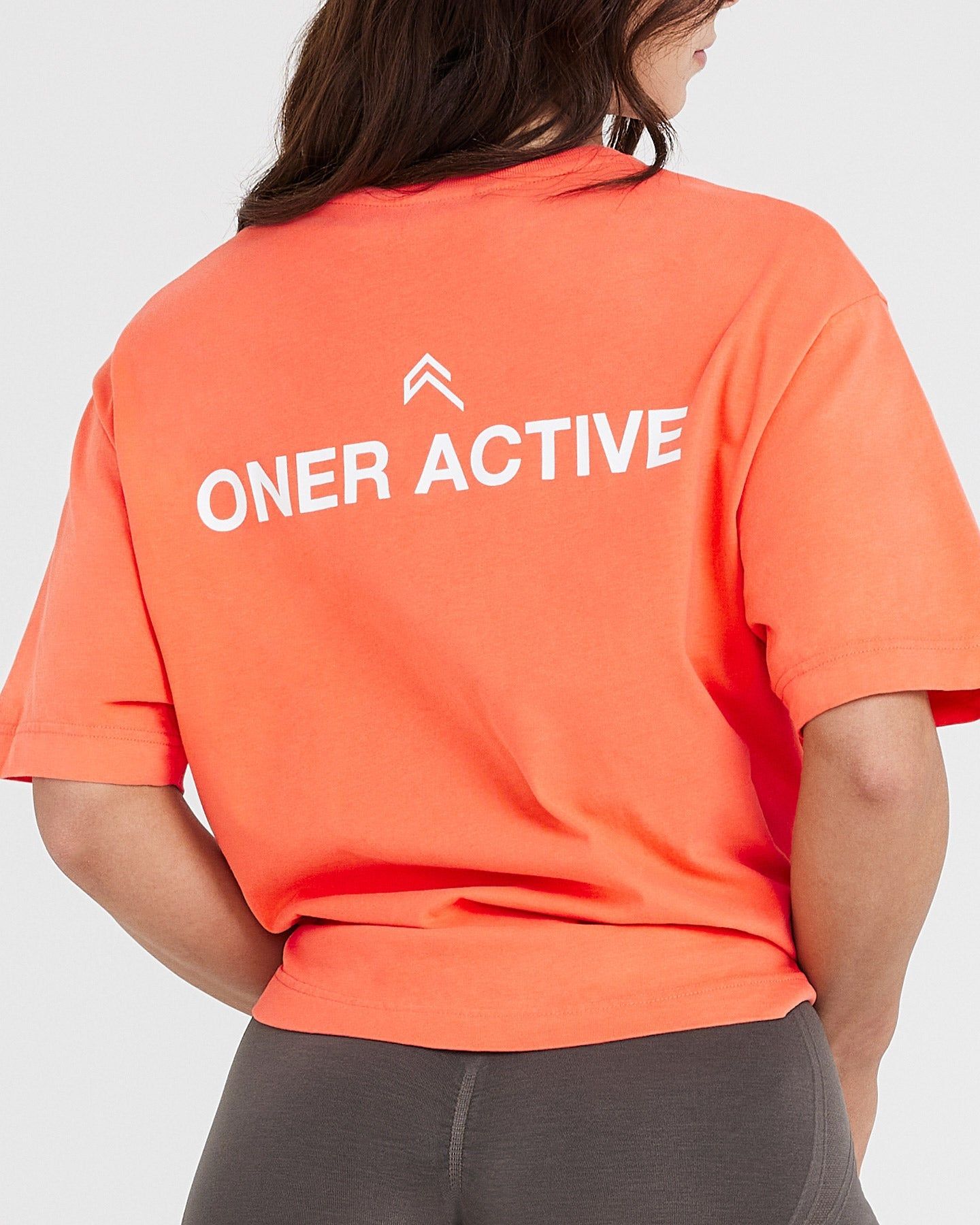 Graphic Oversized Short Sleeve Tee | Washed Peach Blossom sold by Oner Active product image thumbnail 5