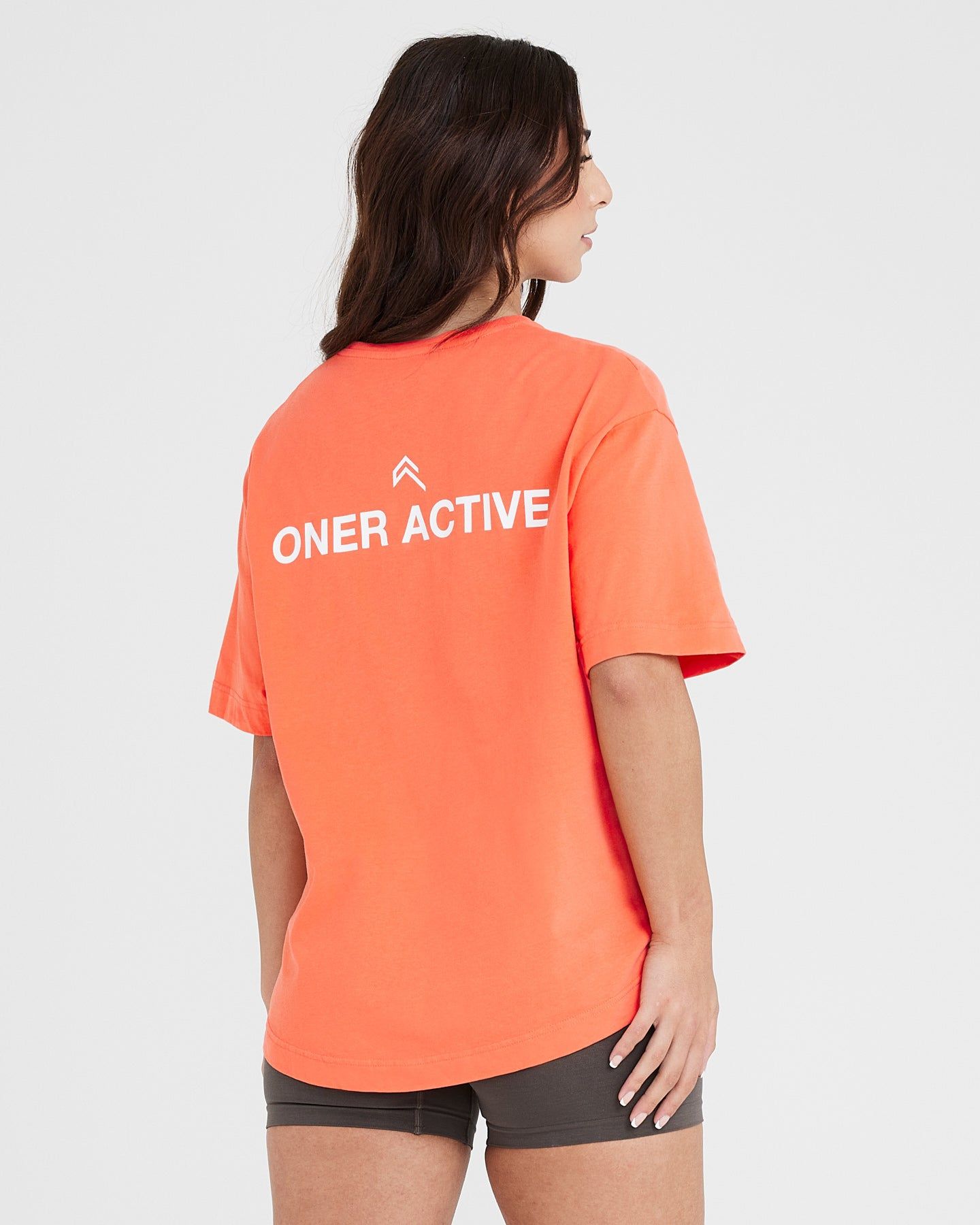 Graphic Oversized Short Sleeve Tee | Washed Peach Blossom sold by Oner Active product image thumbnail 2