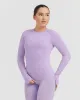 Go To Seamless Fitted Long Sleeve Top | Wisteria Purple sold by Oner Active