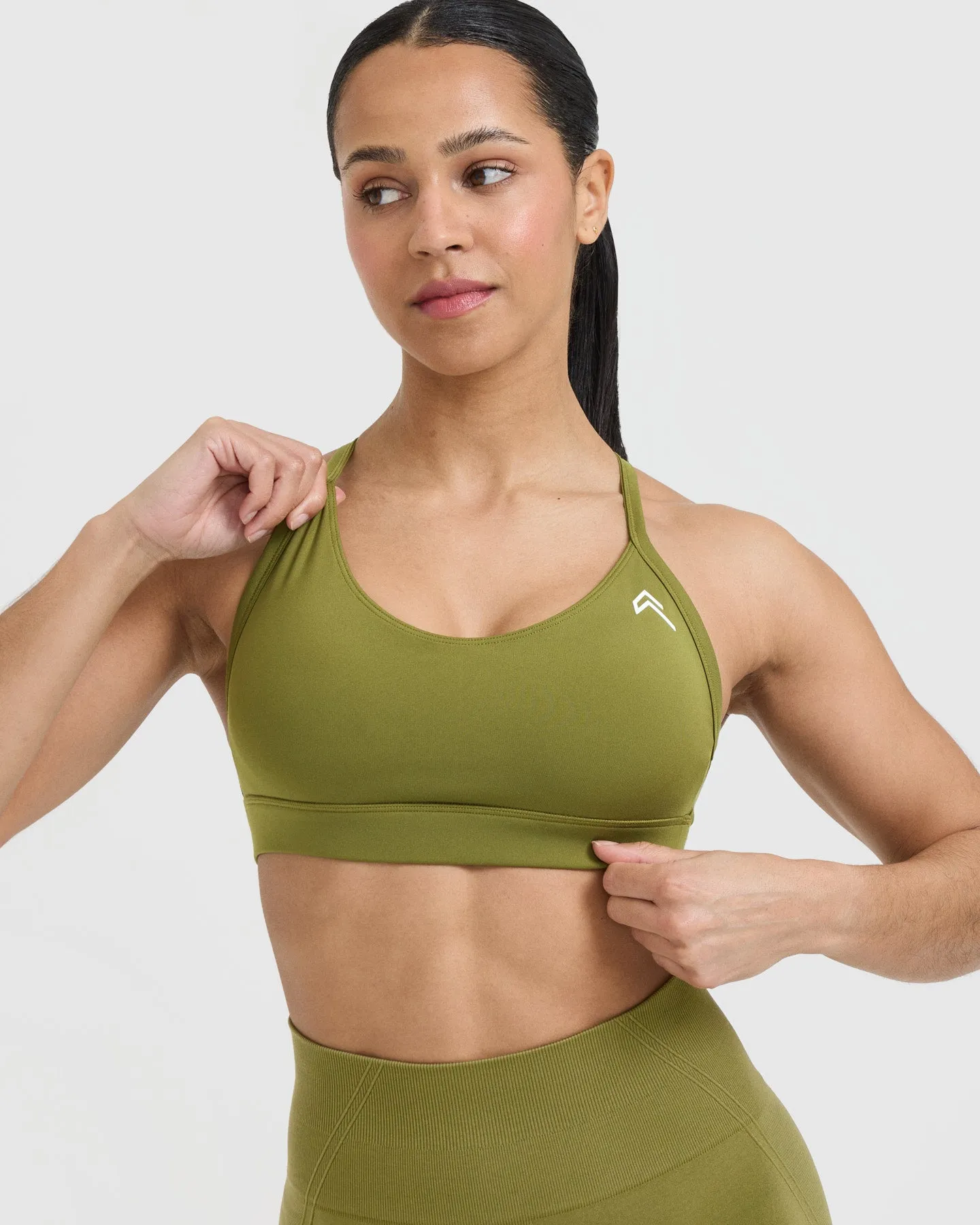 Everyday Sports Bra | Olive Green sold by Oner Active product image thumbnail 4