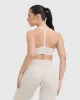 Timeless Square Neck Sports Bra | Sand sold by Oner Active