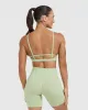 Timeless Strappy Bralette | Mint Green sold by Oner Active