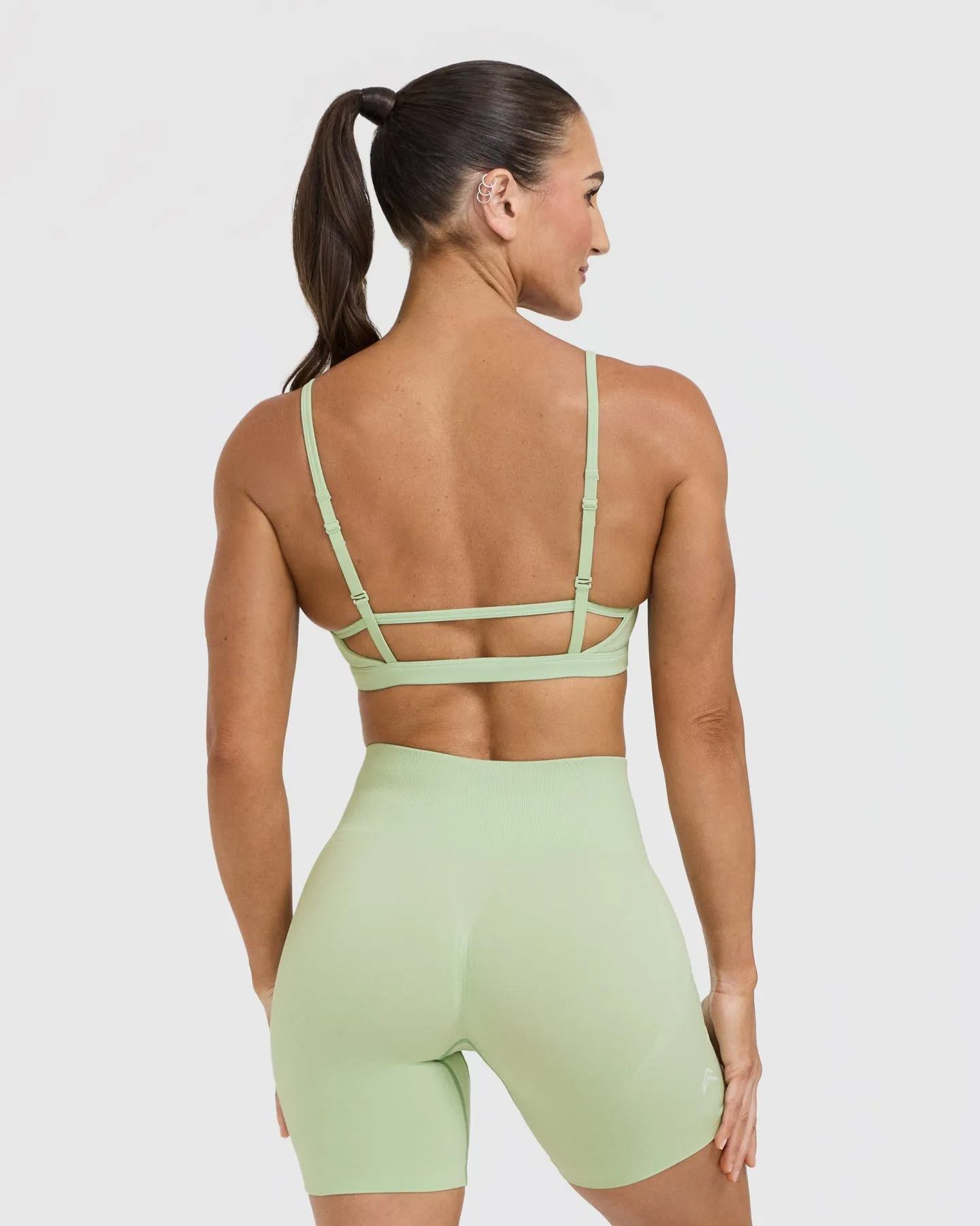 Timeless Strappy Bralette | Mint Green sold by Oner Active product image thumbnail 2