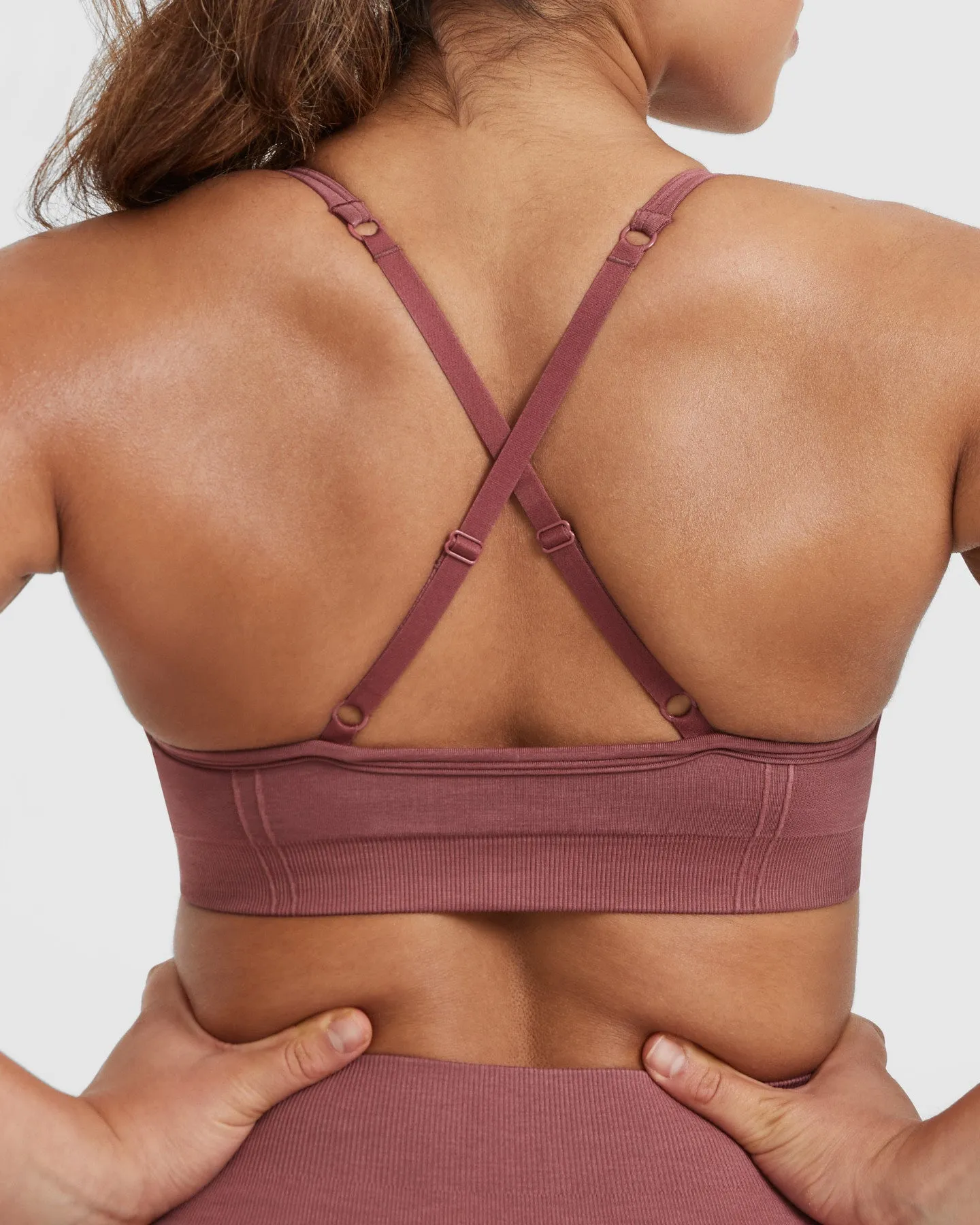 Effortless Strappy Bralette | Berry sold by Oner Active product image thumbnail 5