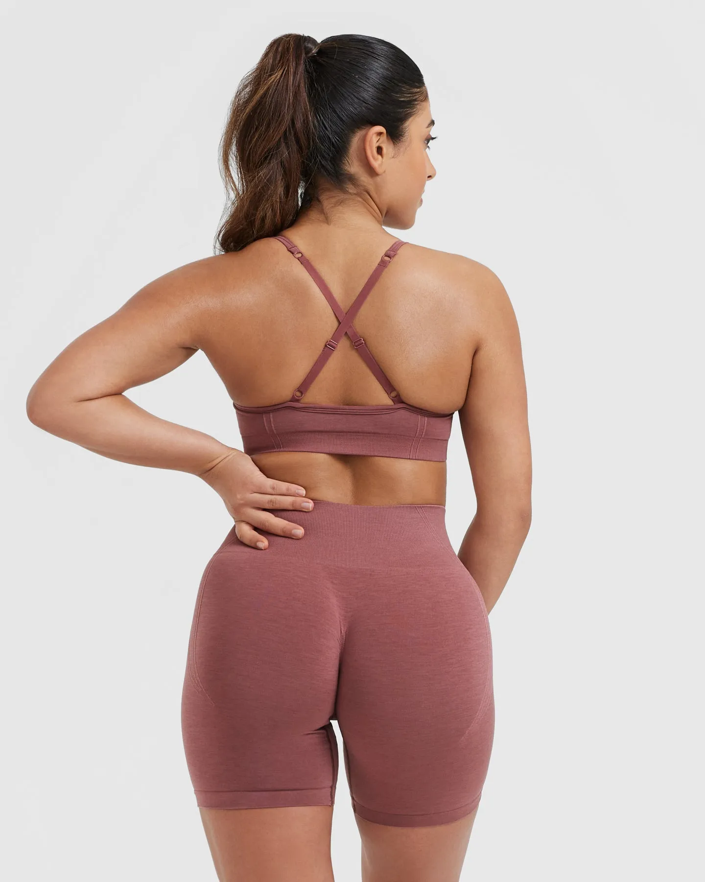Effortless Strappy Bralette | Berry sold by Oner Active product image thumbnail 2