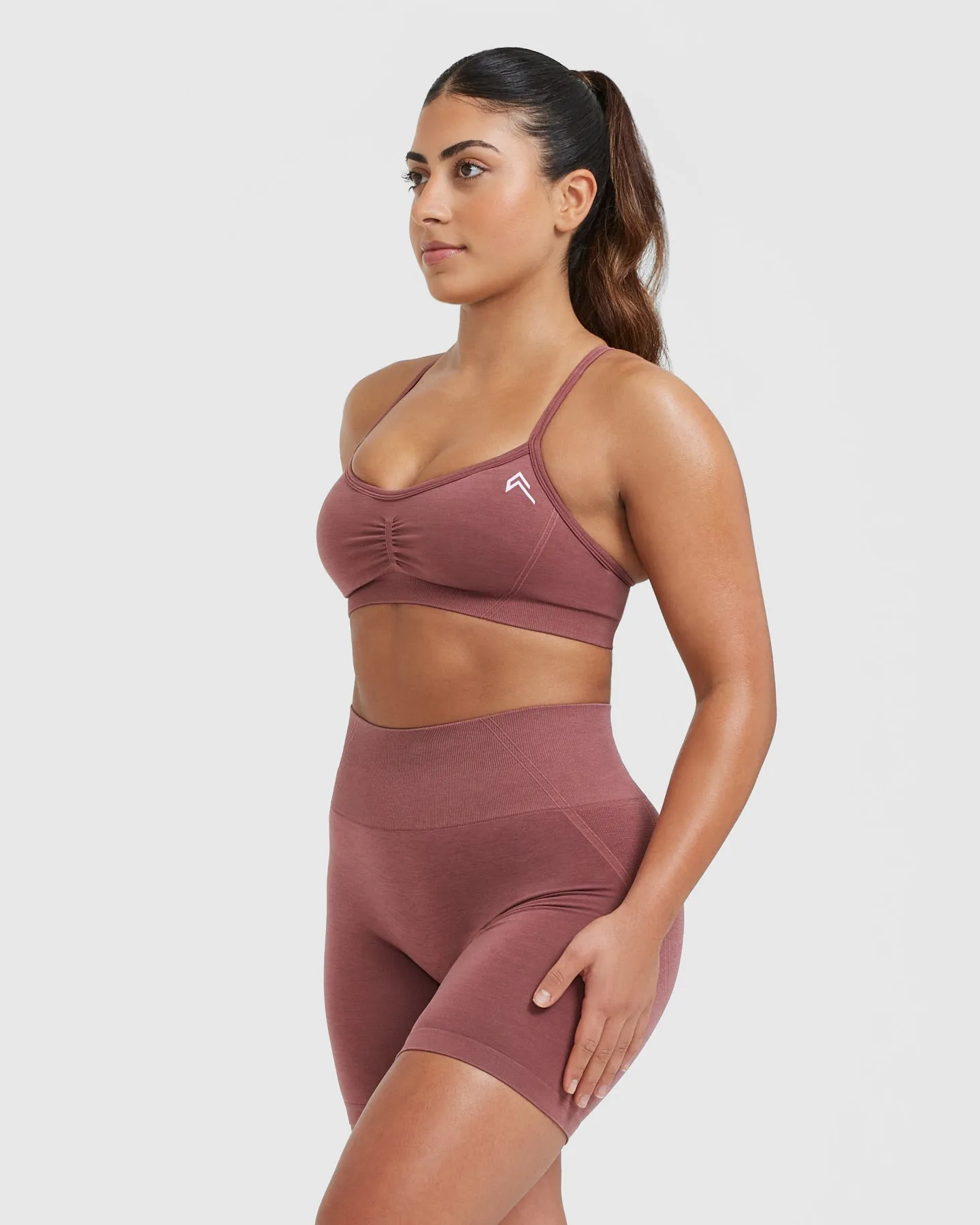 Effortless Strappy Bralette | Berry sold by Oner Active product image thumbnail 3