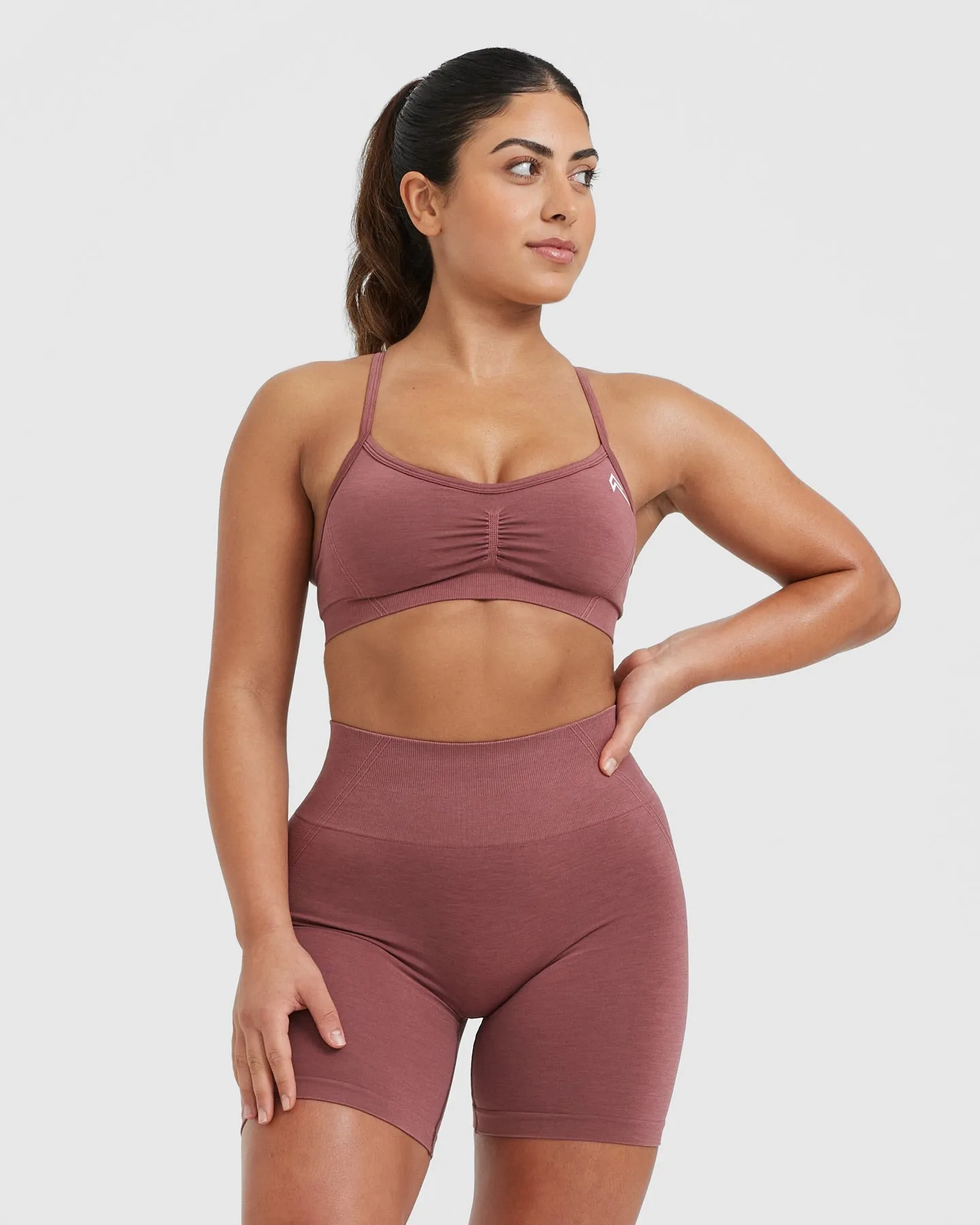 Effortless Strappy Bralette | Berry sold by Oner Active
