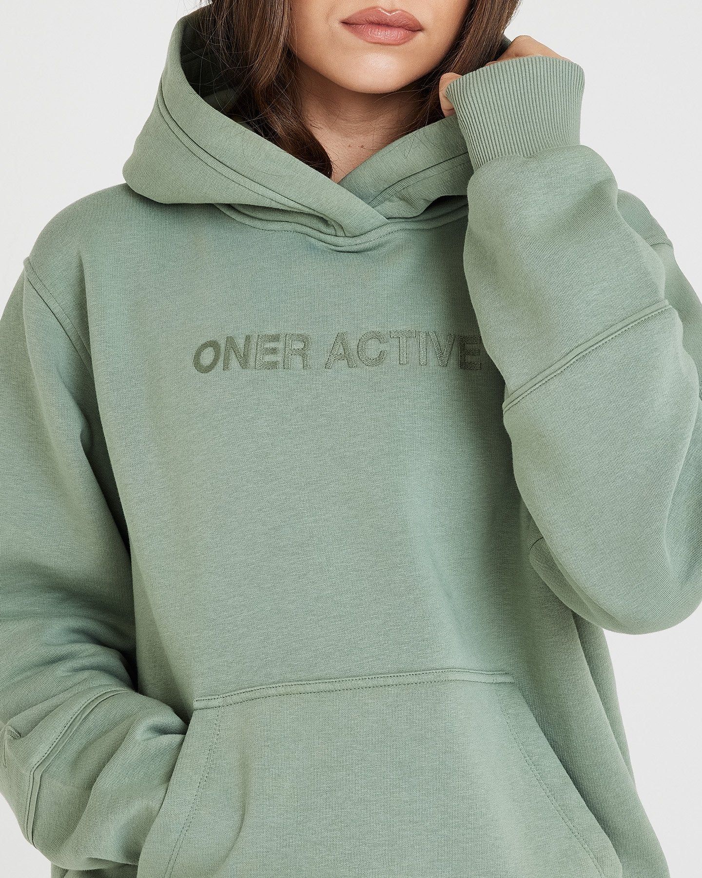 Classic Lounge Oversized Hoodie | Sage sold by Oner Active product image thumbnail 3
