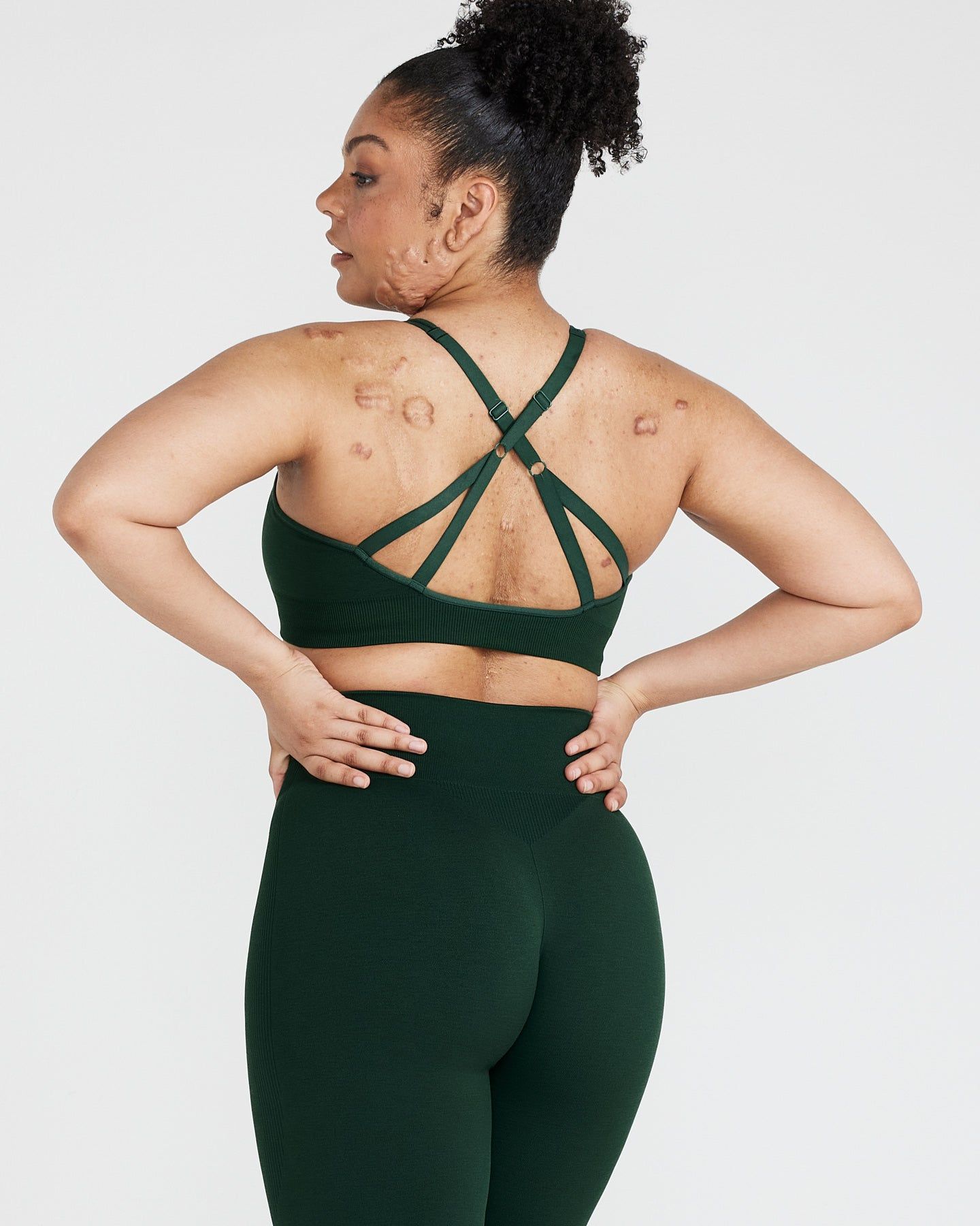 Classic Seamless 2.0 Bralette | Evergreen Marl sold by Oner Active product image thumbnail 2