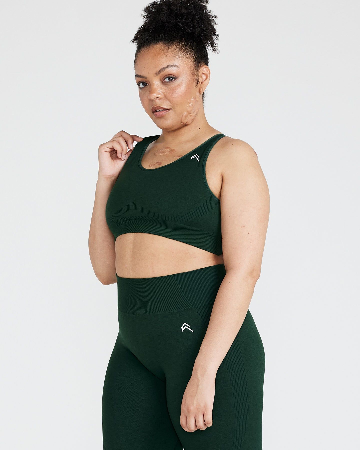 Classic Seamless 2.0 Bralette | Evergreen Marl sold by Oner Active product image thumbnail 3