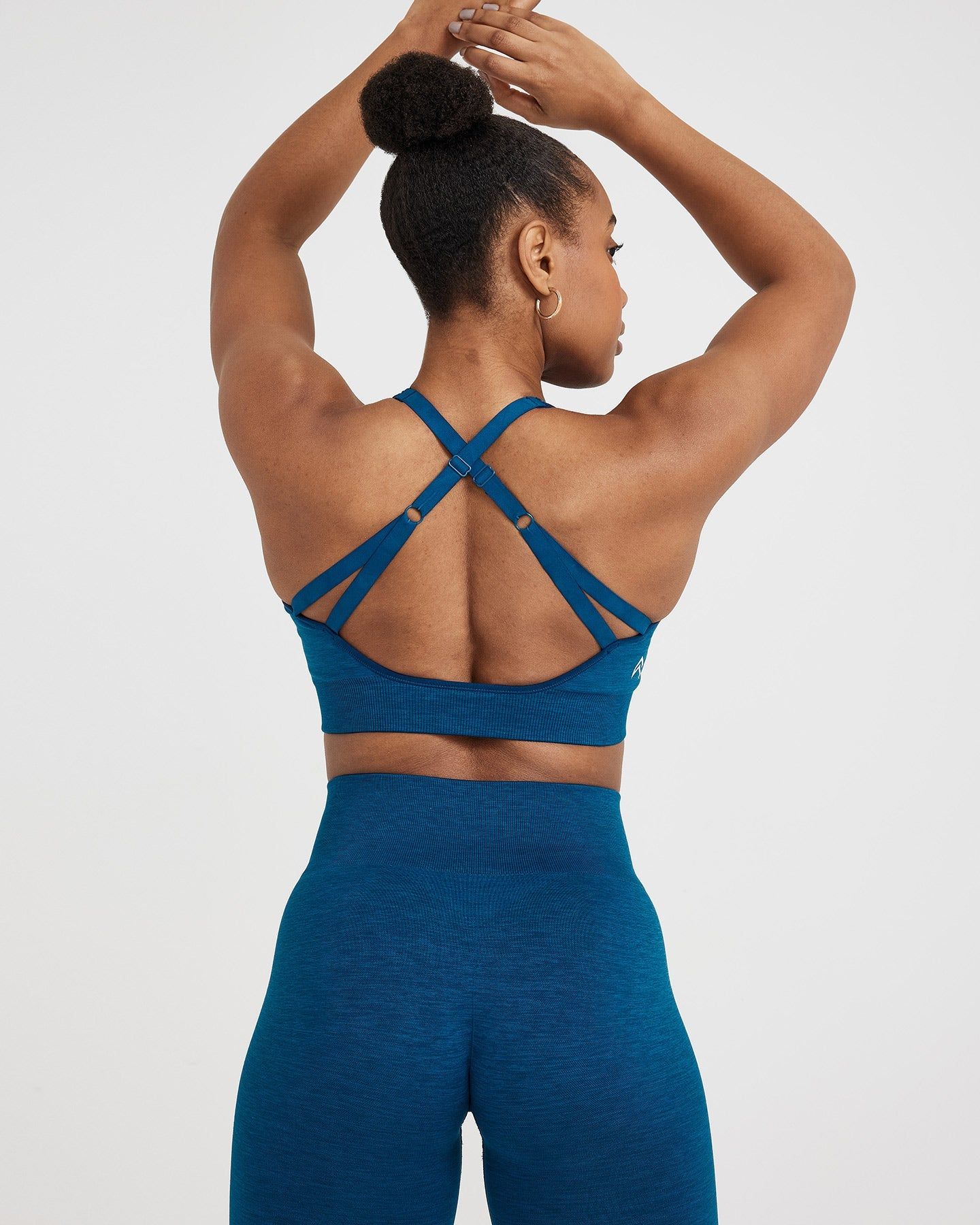 Classic Seamless 2.0 Bralette | Petrol Blue Marl sold by Oner Active product image thumbnail 4