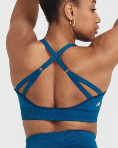 Classic Seamless 2.0 Bralette | Petrol Blue Marl sold by Oner Active