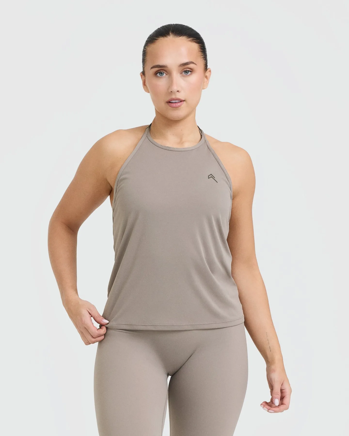 Go To High Neck Loose Crop Vest | Minky sold by Oner Active