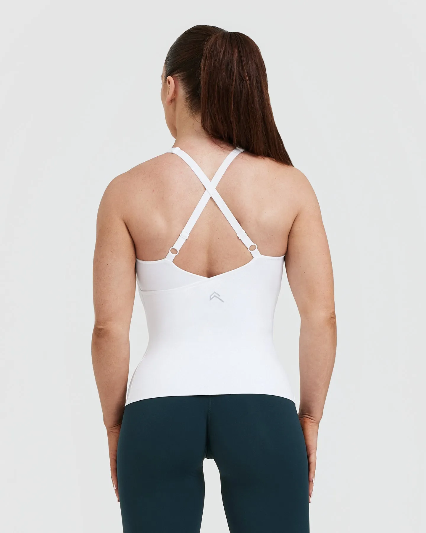 Unified V-Neck Cross Back Vest | White sold by Oner Active product image thumbnail 2