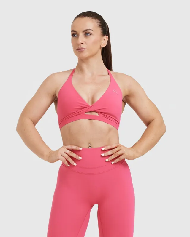 Unified Twist Sports Bra | Velvet Pink sold by Oner Active