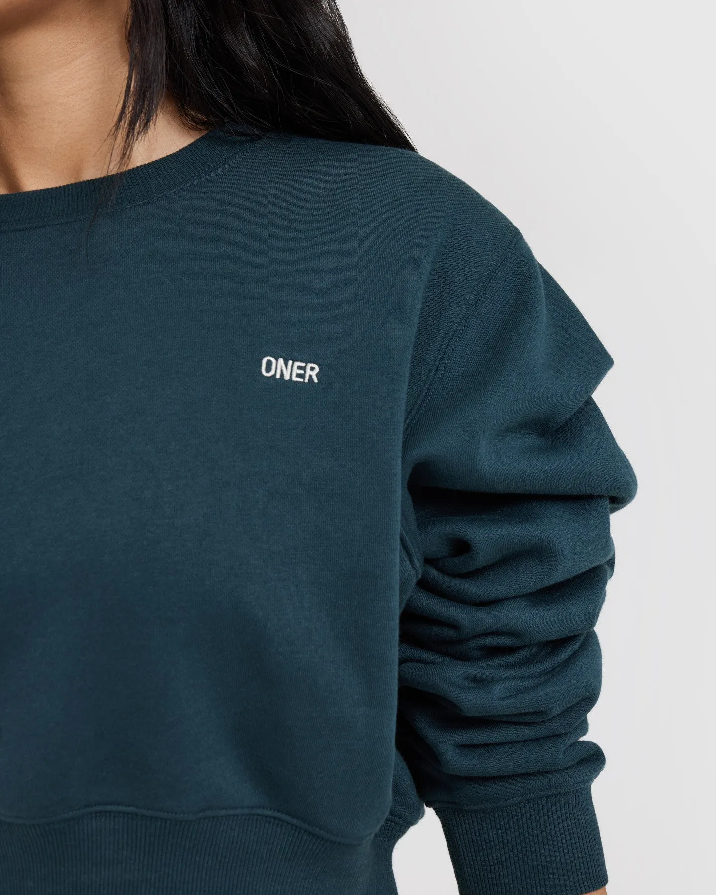 Foundations Crop Sweatshirt | Oil Blue sold by Oner Active product image thumbnail 5