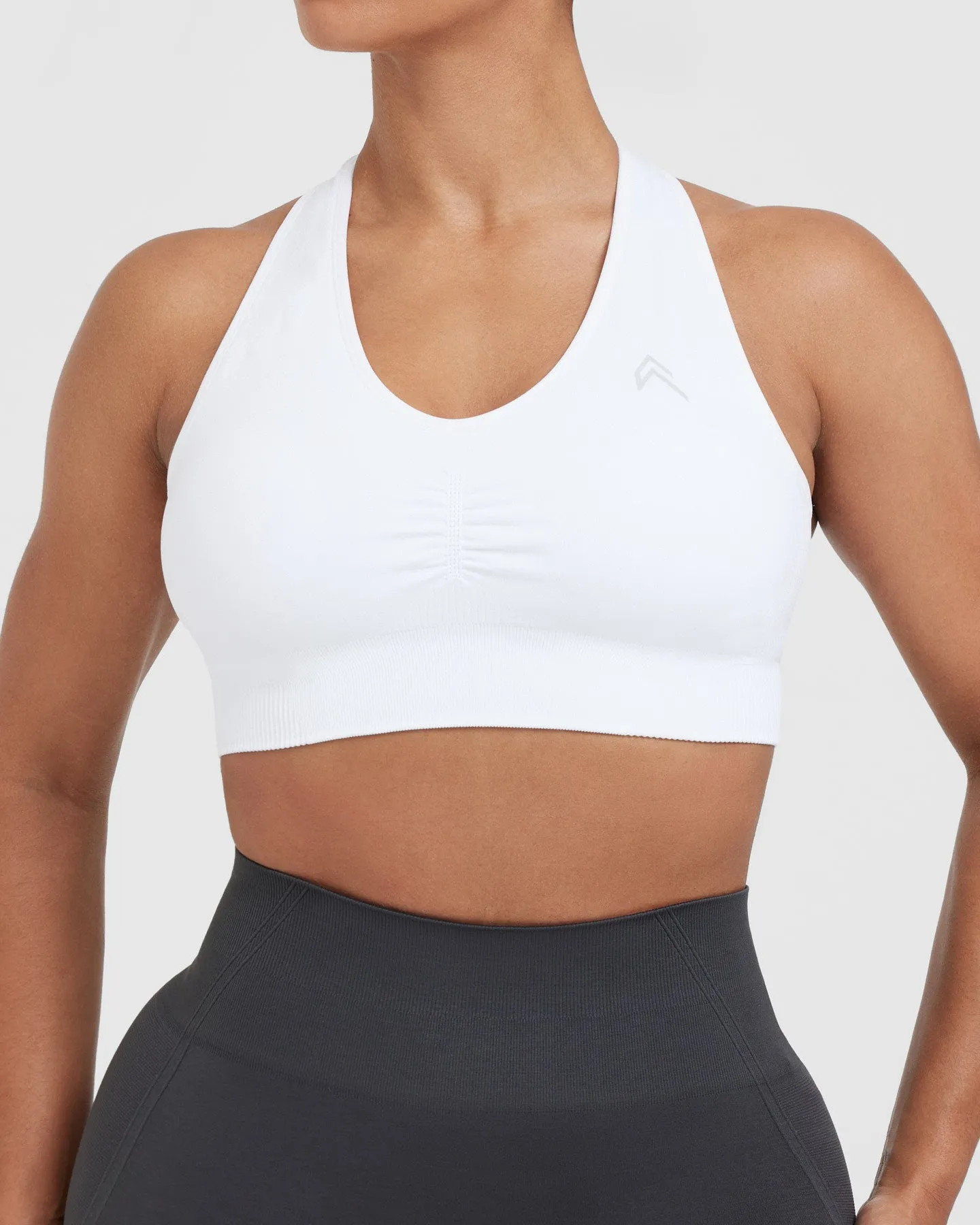 Classic Seamless 2.0 V-Neck Bralette | White sold by Oner Active product image thumbnail 4